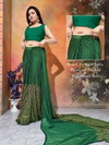 Gc Gaurvi lace Work Georgette Printed Ready To Wear Saree Wholesale Shop In Surat