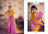 Jadu By Sanskar Georgette Weaving Pettern Sequence Mirror Embroidery Work Saree Wholesale In India