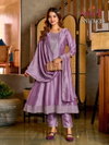 Snickers By Aanchi Vichitra Silk Embroidery Anarkali Kurtis Set Suppliers In India