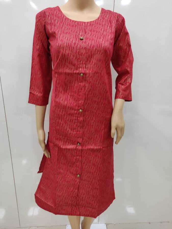 Latest Casual Office Wear Printed Pure Cotton Kurtis Collection 