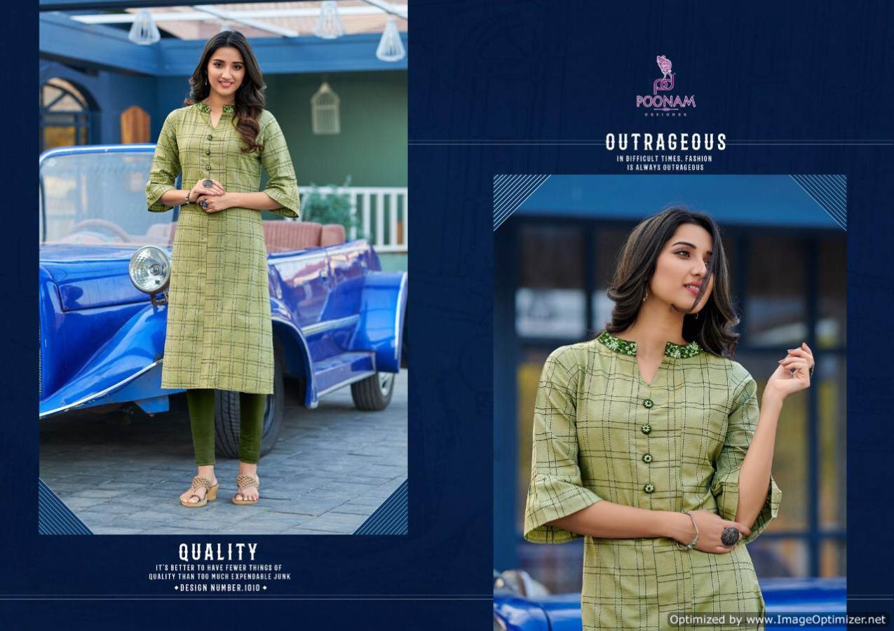 Latest Collection Of Designer Kurtis With Embroidery Work 