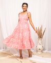 Fiorra DR0003 Cotton Printed Party Wear Ladies Western Dress Market In Surat