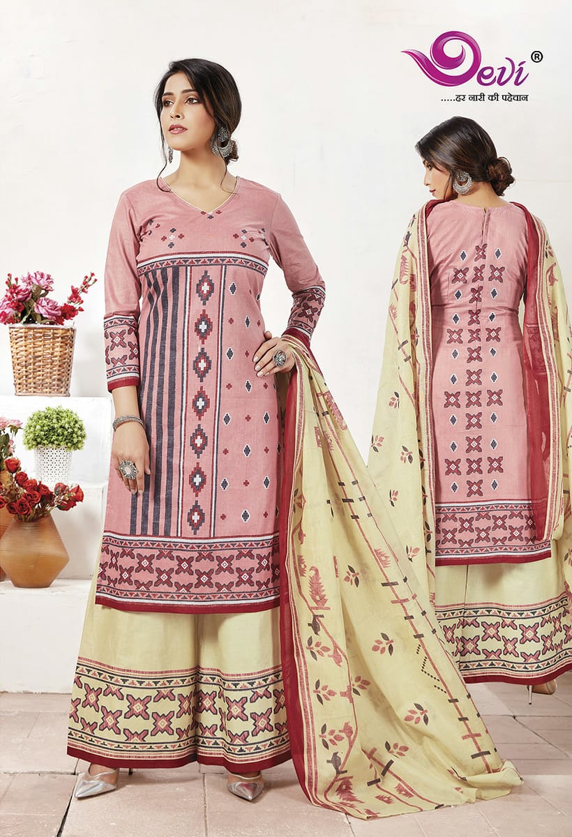 Devi Rashi Vol 9 Latest Designer Full Printed Pure Cotton Dress Material Collection  
