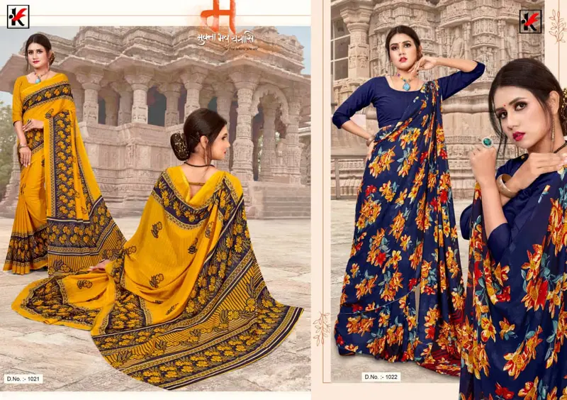 Jackpot 91 Renial Latest Fancy Designer Regular Casual Wear Printed Saree Collection
