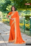 Prima Weightless Georgette Bandhani Sarees Wholesale Market In India