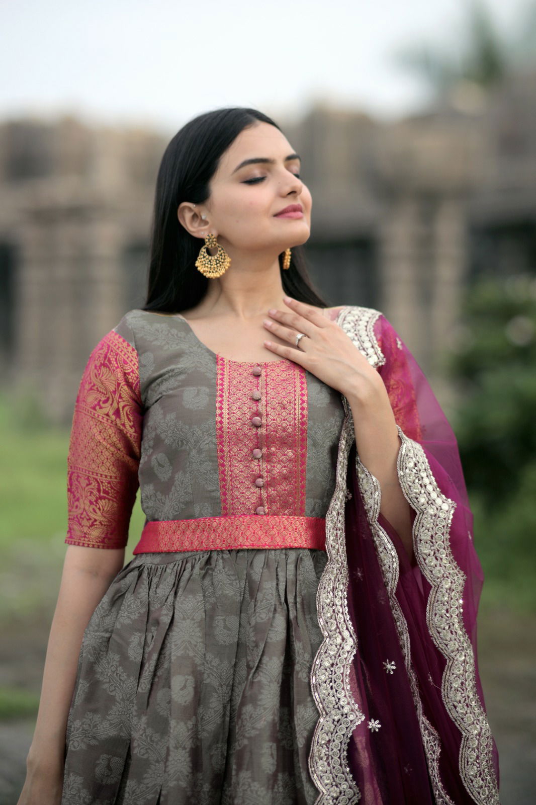 Ka 1057 Kanjivaram Silk Gown Catalog