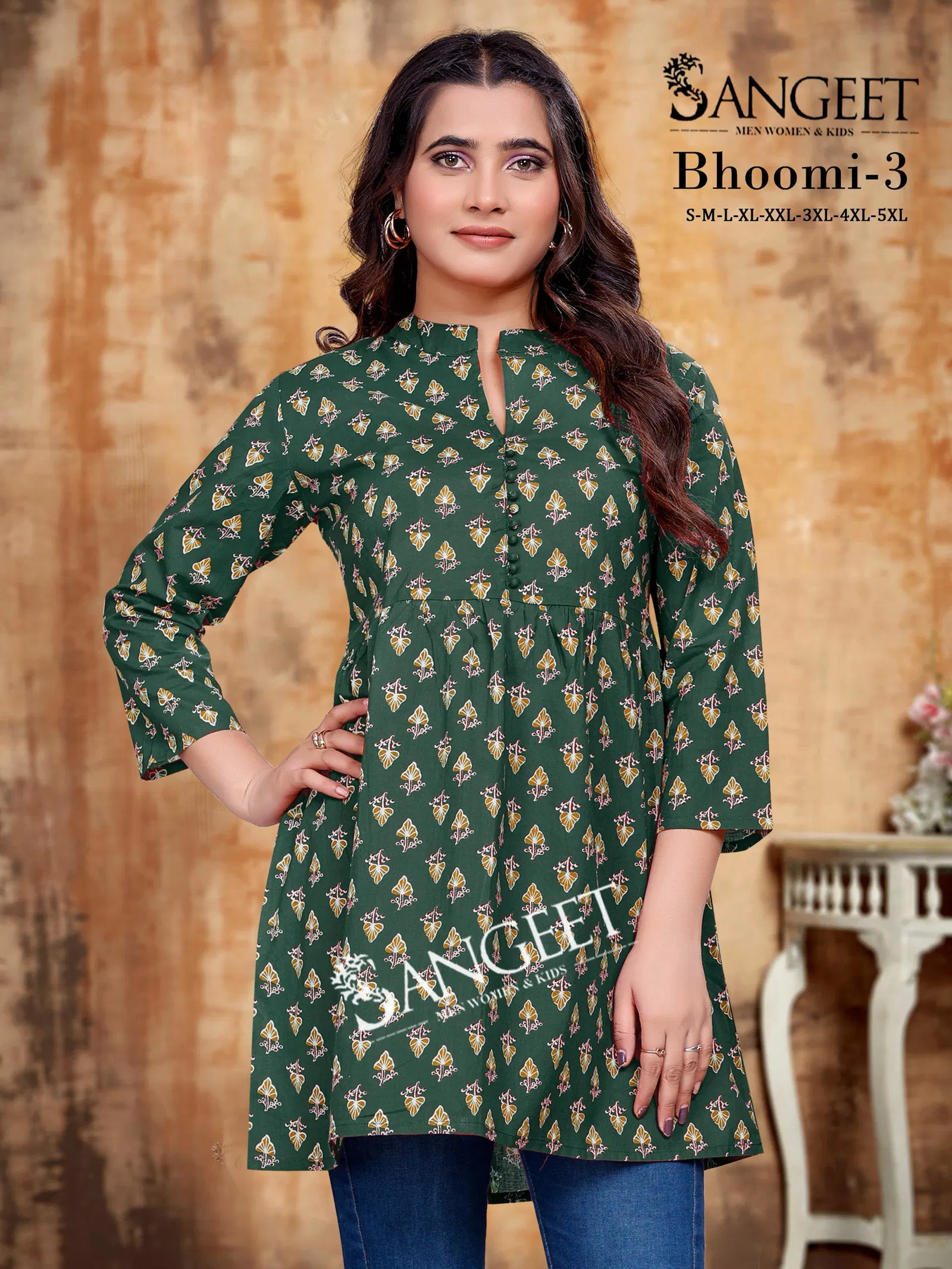 Bhoomi 3 By Sangeet Cotton Printed Ladies Top Wholesale Shop In Surat