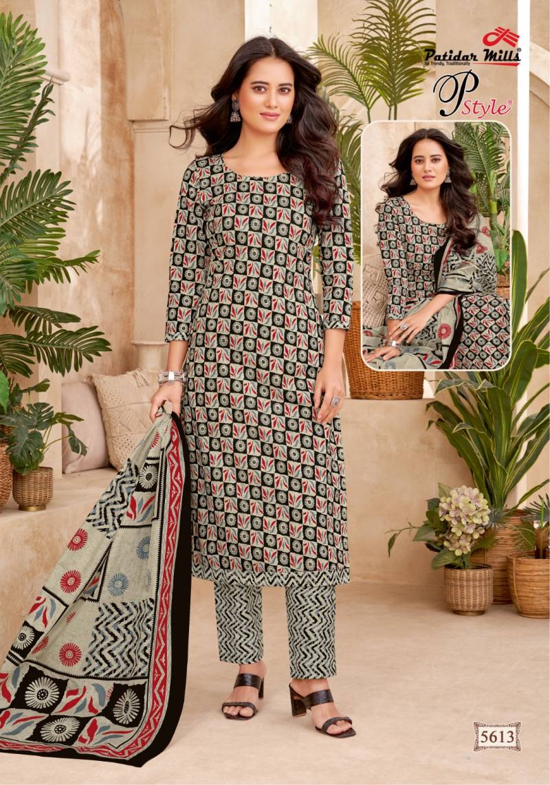 Patidar P Style Vol 56 Cotton Printed Dress Material Wholesale Market In Surat With Price