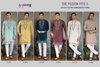 The Fusion Fits 3 by Shubhvastra Viscose Silk Mens Kurta Orders In India
