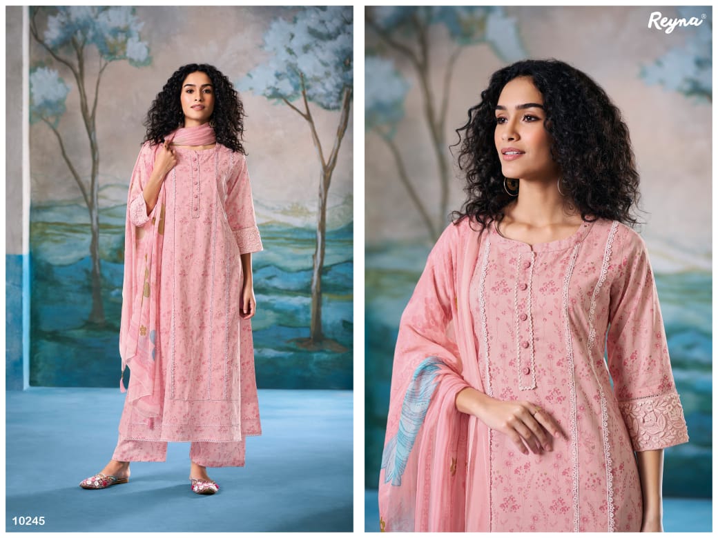 Kirti By Reyna Cotton Block Printed Dress Material Wholesalers In Delhi