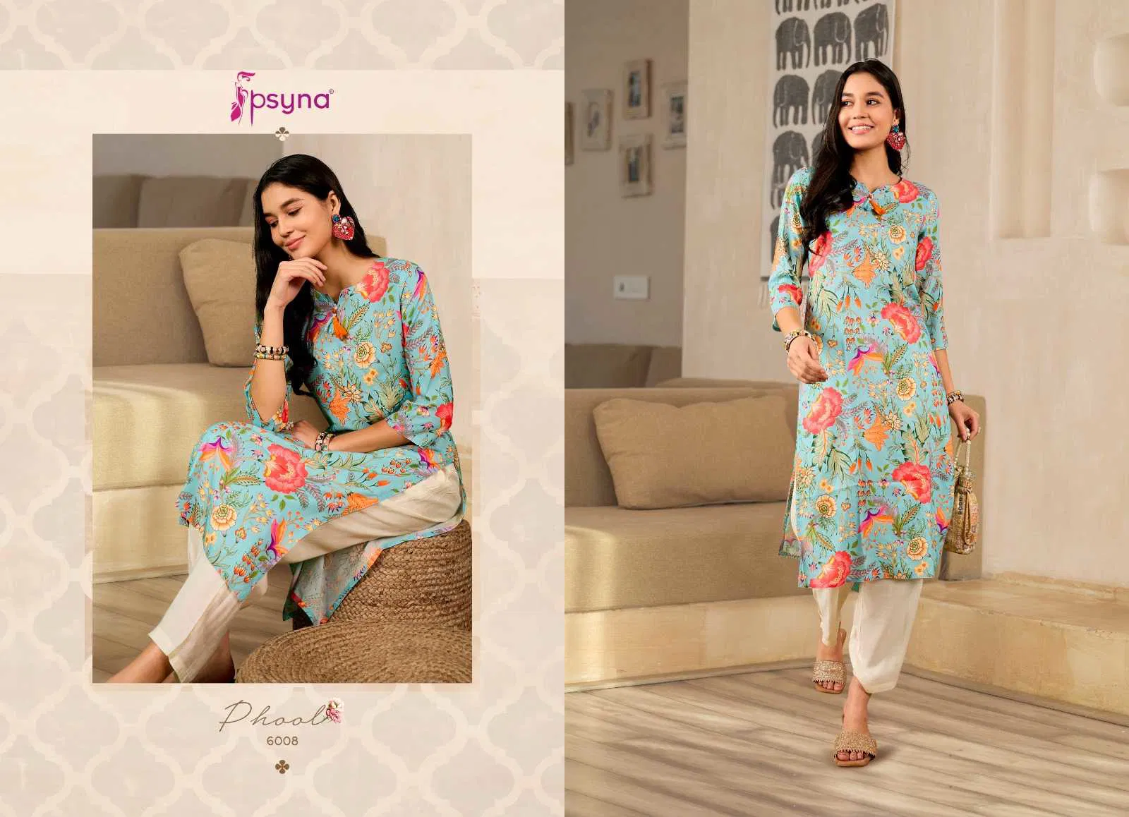 Phool Vol 6 By Psyna Rayon Readymade Kurti Wholesaler Best Wholesale Shop In Surat

