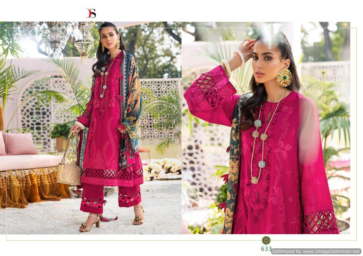 Deepsy Elan Latest Designer Festive Wear Cotton Print With Embroidery   Pakistani Suits Collection With Cotton Mal-Mal Dupatta