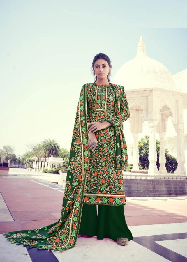 Silky 2 Latest Designer Printed Pashmina Jacquard Ready Made Salwar Suit Collection 