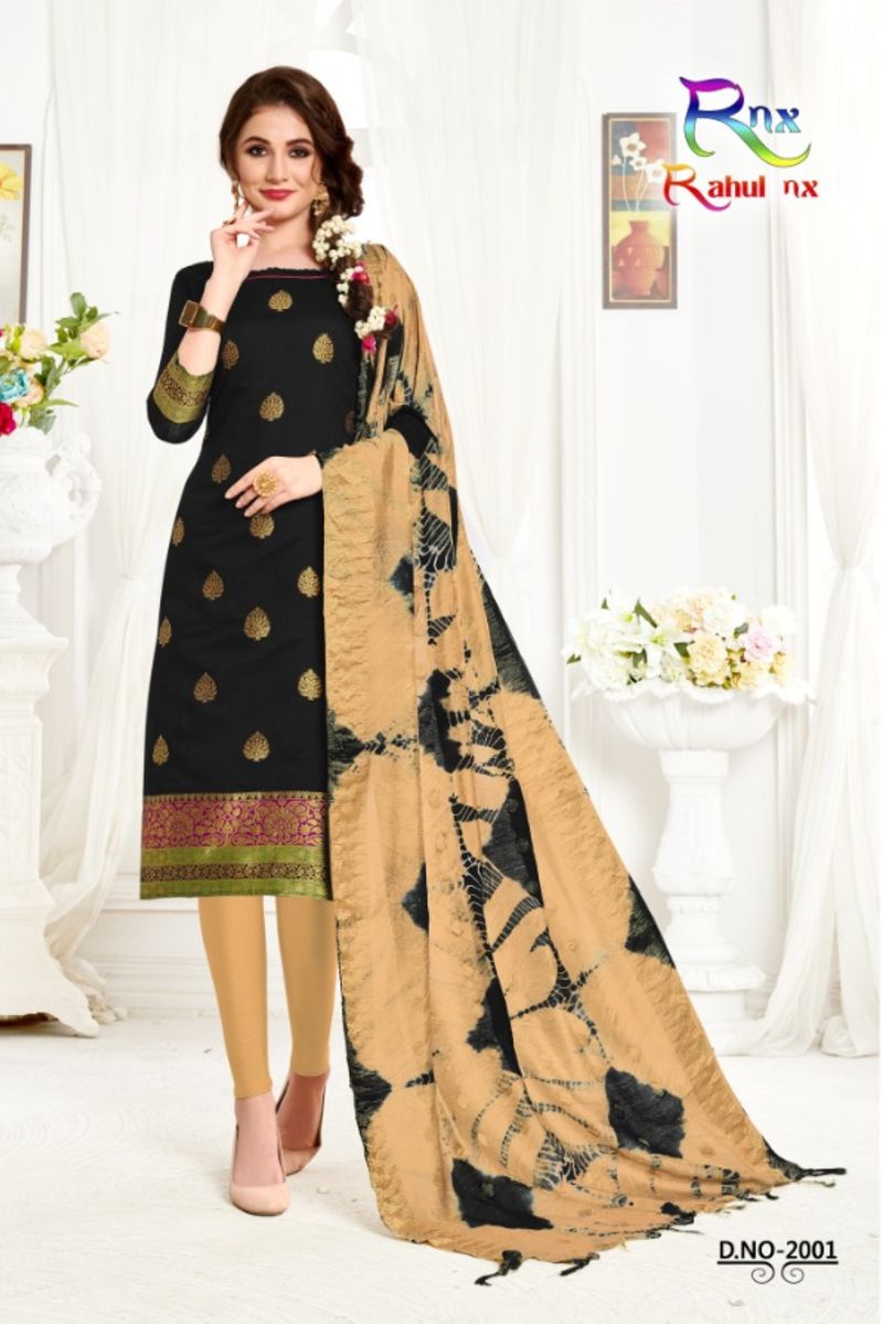 Rahul Nx Kanchipuram Vol 2 Special Banarsi Salwar And Dupatta Chudidar Dress Material 