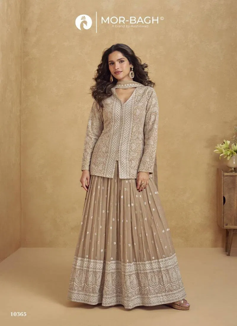 Jhansi By Aashirwad Mor Bagh Georgette Readymade Suits Orders In India