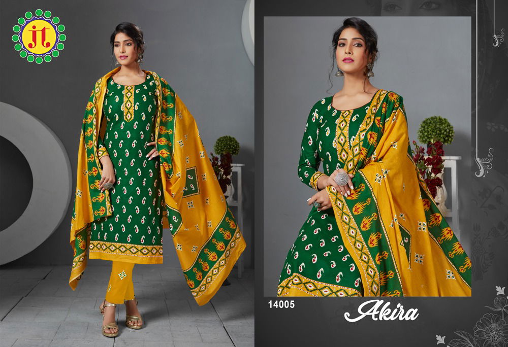 JT Akira Latest Pure Cotton Printed Daily Wear Dress Material Collection 