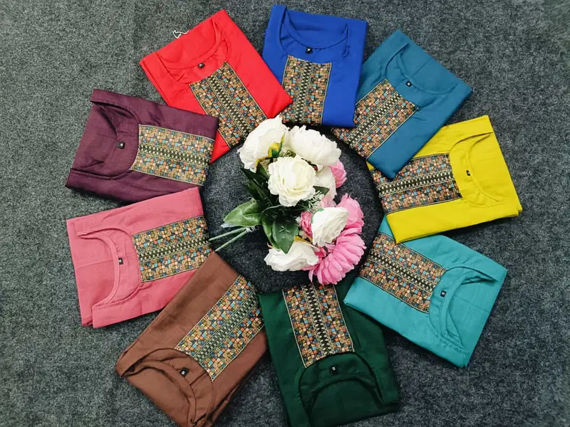 BS 42 Krishi Daily Wear Cotton Digital Printed Kurtis Suppliers In India