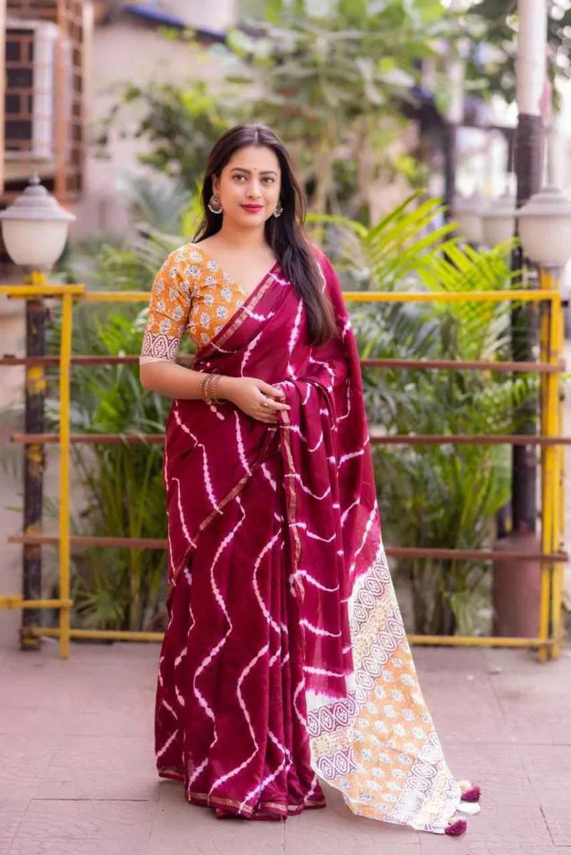 Kc 617 Festive Wear Leheriya Printed Stylish Saree Wholesale Price In Surat