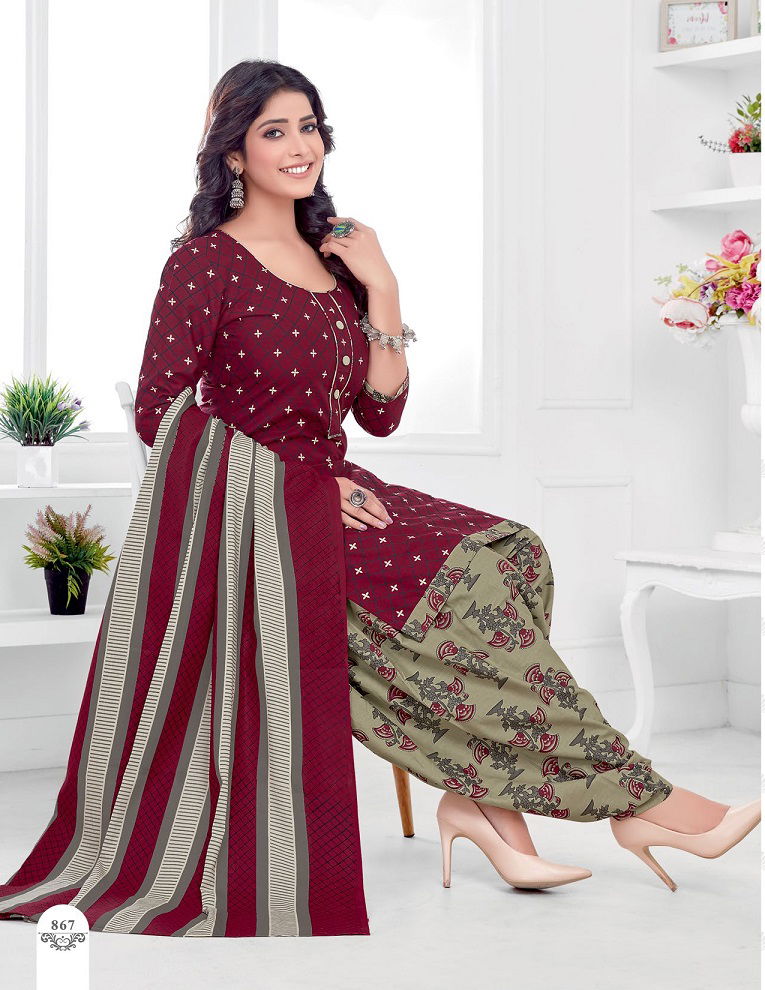 Kuber Geet Patiyala 8 Fancy Designer Latest Regular casual Wear  Pure Cotton Printed Dress Material Collection