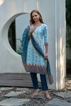 Tew Cotton With Printed Kurti With Bottom Dupatta Bulk Orders In India