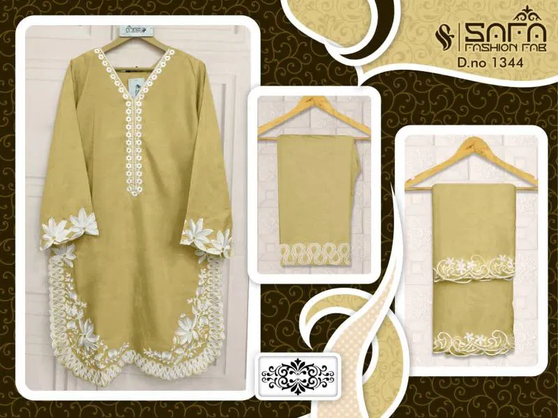 Safa Fashion Fab 1344 Tunic Pakistani Ready Made Suit Bulk Orders In India
