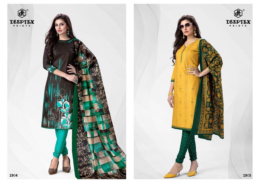 Deeptex Chief Guest 19 Latest fancy Casual Wear Pure Cotton Printed Dress Materials Collection