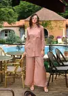 Marbles 7 By Lady Leela Viscose Silk Cord Set Ladies Top With Bottom Orders In India