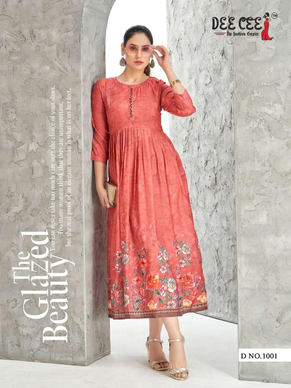 Erika Vol 1 By Dee Cee Printed Anarkali Kurtis Wholesale Market in Surat with Price
