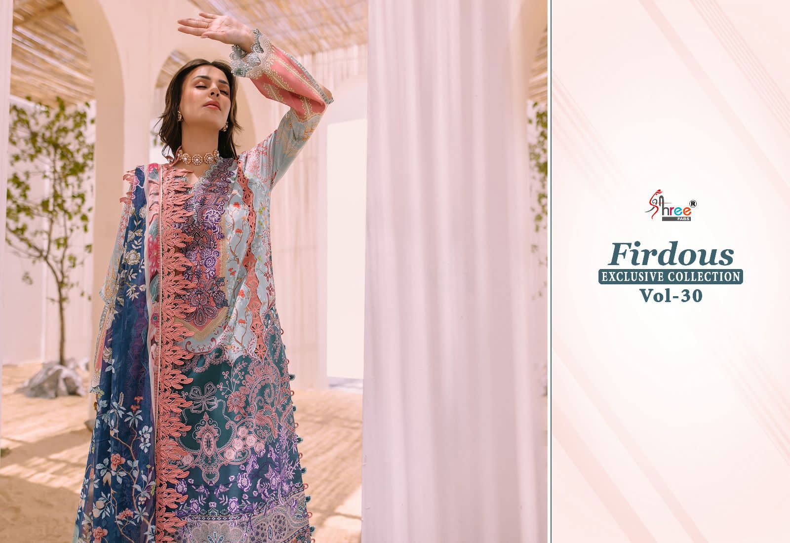 Firdous Exclusive Collection Vol 30 By Shree Fabs Pakistani Suit Catalog