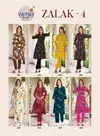 Zalak Vol 4 By Radhika Rayon Discharge Foil Printed Kurti With Bottom Suits