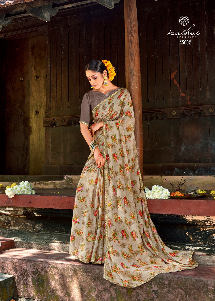 Kashvi Nirali Fancy Latest Fancy Designer Heavy Regular Casual Wear Chiffon Printed Sarees Collection
