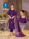 Karma By Kaya Roman Silk Straight Cut Kurti With Bottom Dupatta Orders In India
