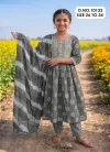Jinni 10132 Rayon Printed Kids Wear Kurti With Bottom Dupatta