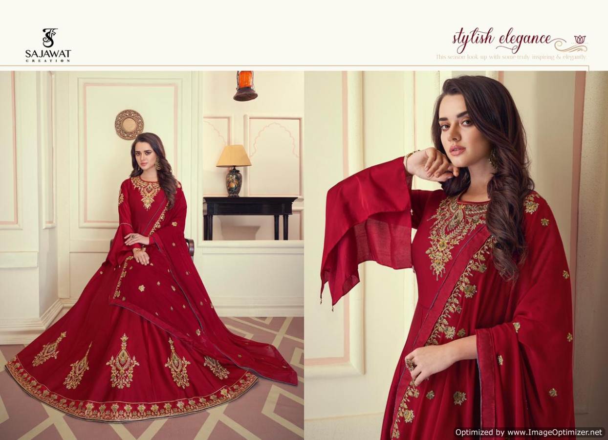Sajawat Mandora 1 New Designer Collection Of Readymade Heavy Suit Collection For Festival And Functions 