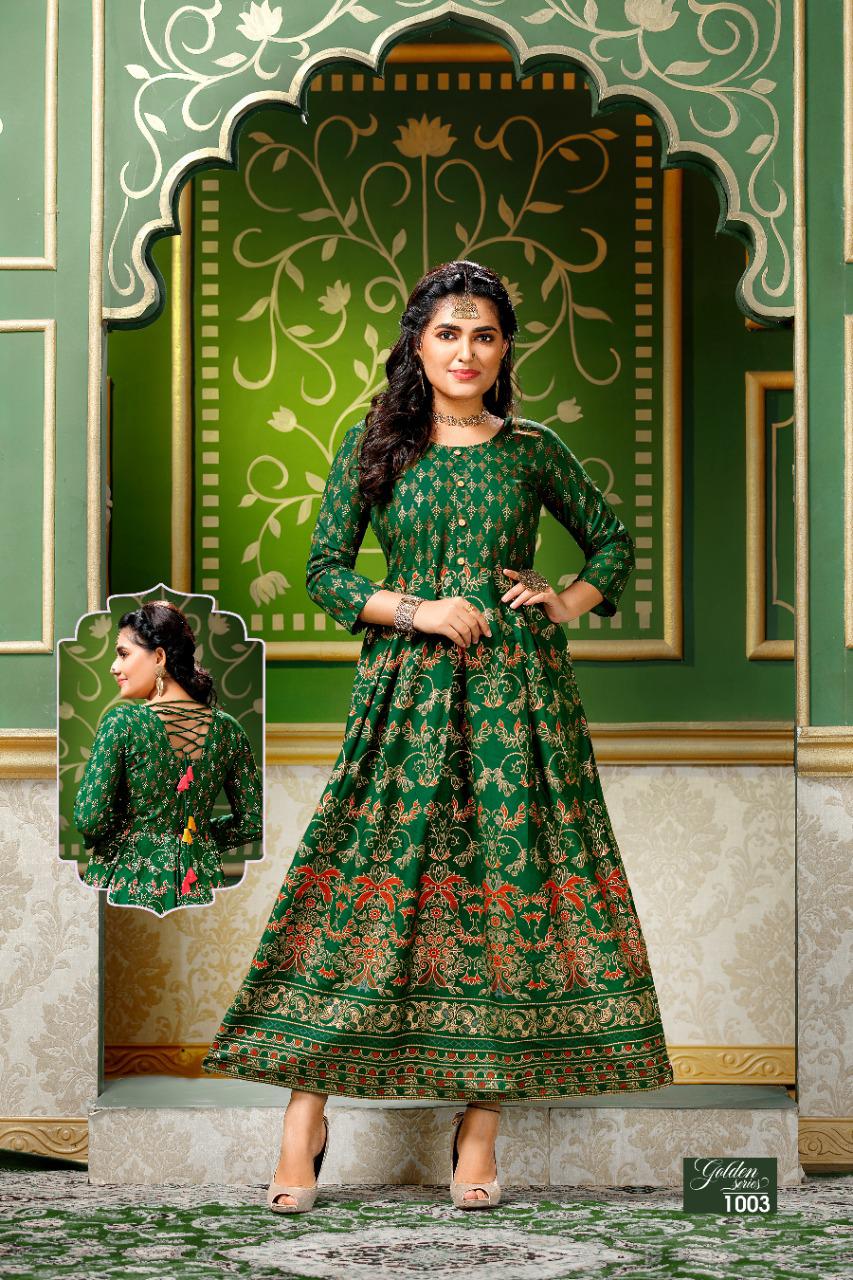 Fashion Talk Golden Series Gorgeous Designer Kurtis Collection
