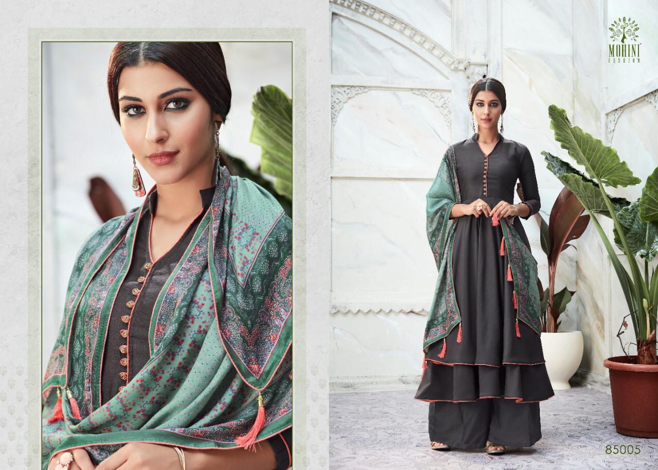 Mohini Glamour Vol 85 Latest Designer Stylish Classy Party Wear Suit  Collection With Printed Dupatta