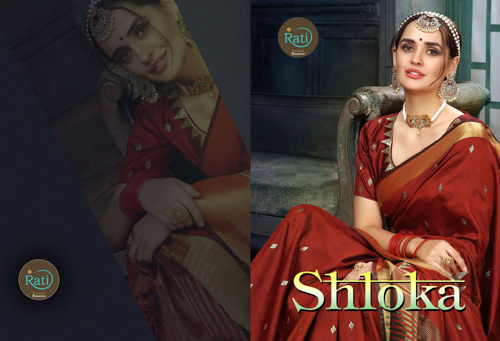 Rati Shloka Latest Designer Party Wear Festive Wear Linen Silk Saree Collection 
