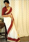 Mg 278 Cotton Gold Zari Patta Border Printed Saree Catalog