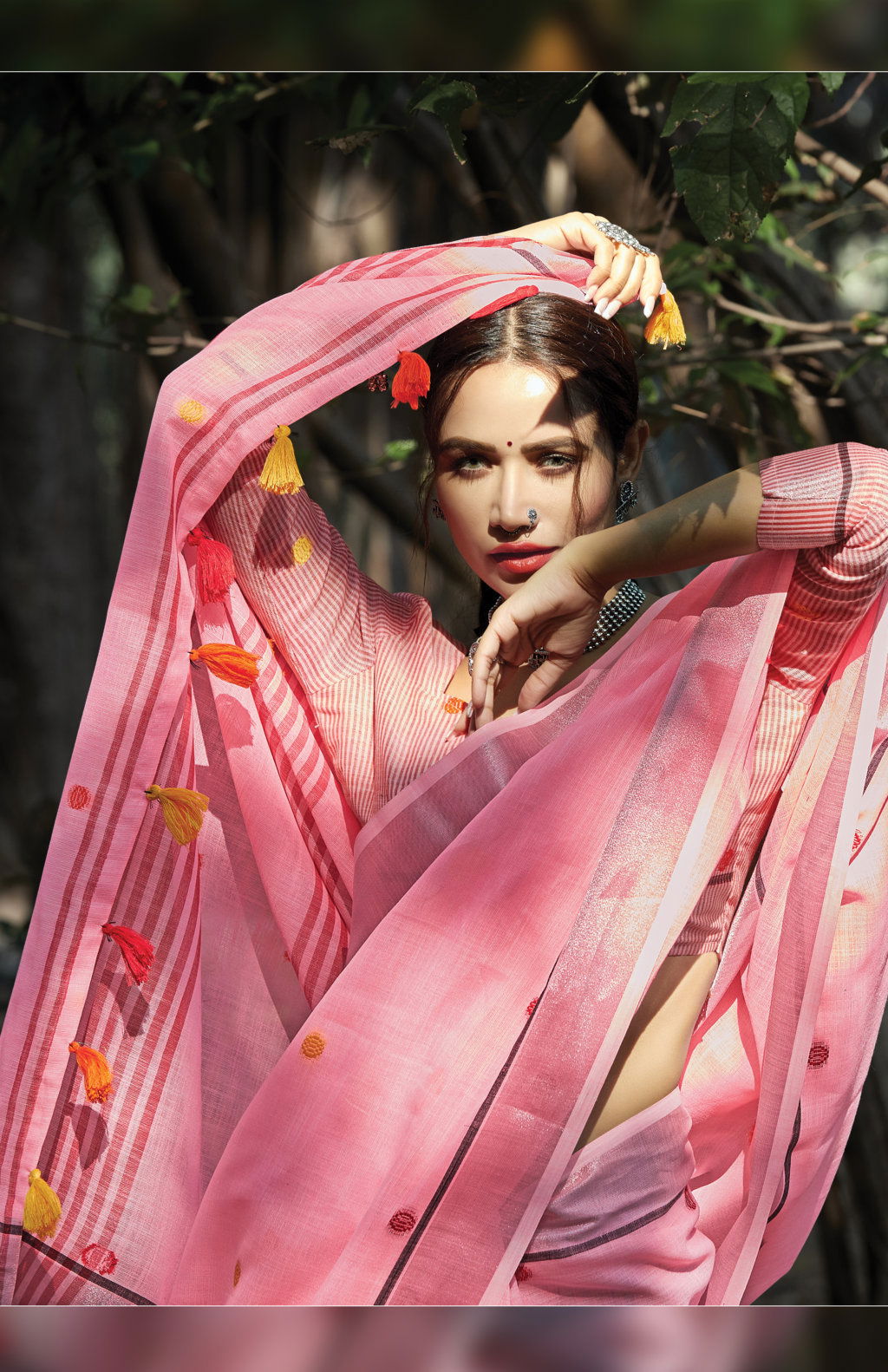 Sangam Sangeet Latest Casual Wear Linen Cotton Sarees Collection