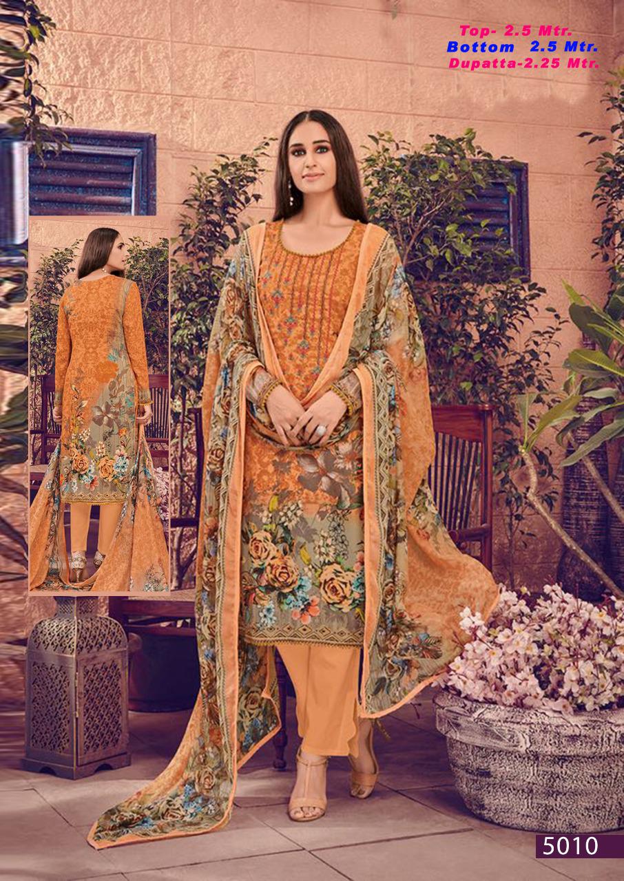 Apna Cotton Almira 5 Latest fancy Designer Regular wear Printed Karachi Dress Materials Collection
