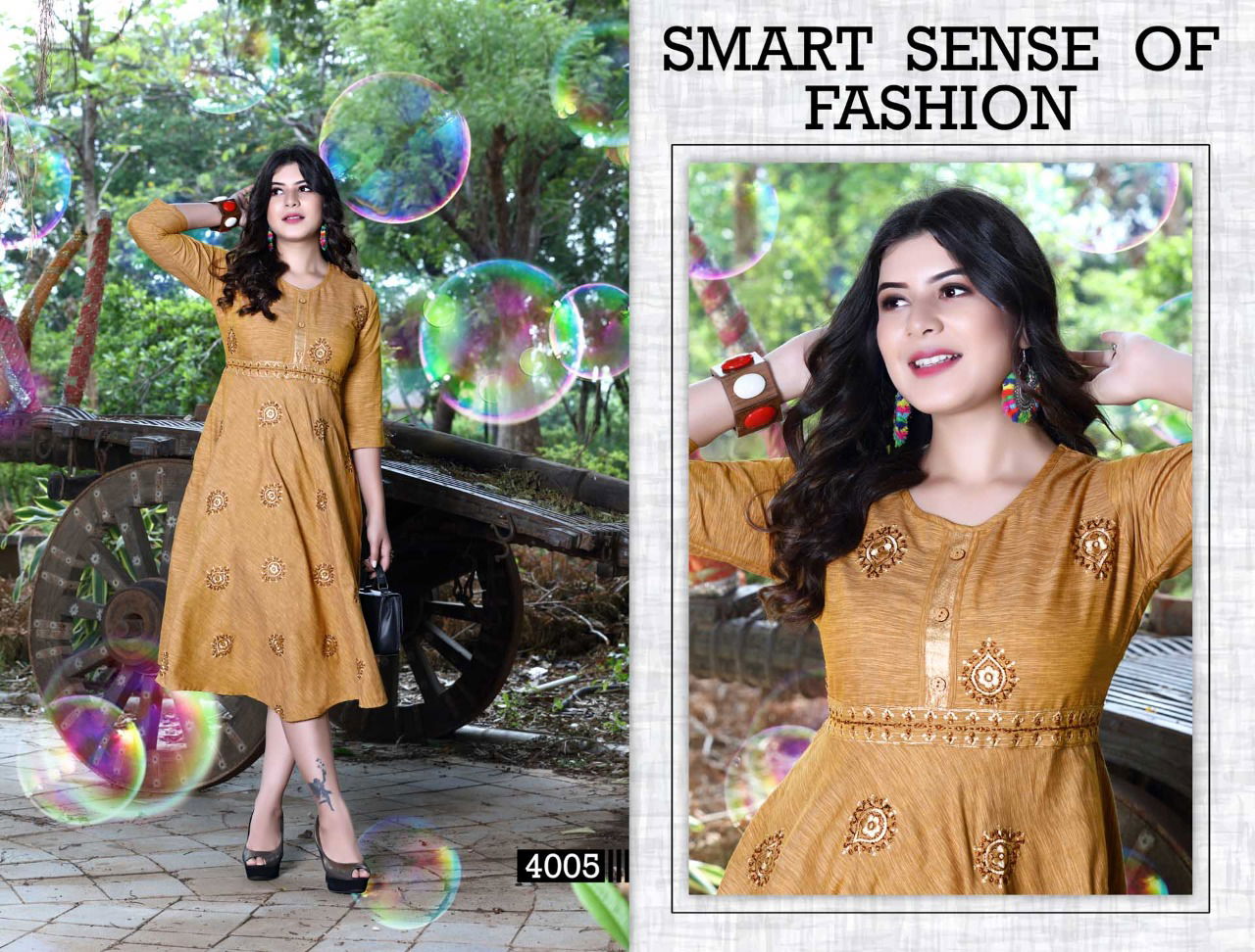 Trendy Orchid Ethnic Wear Fancy Designer Kurtis Collection
