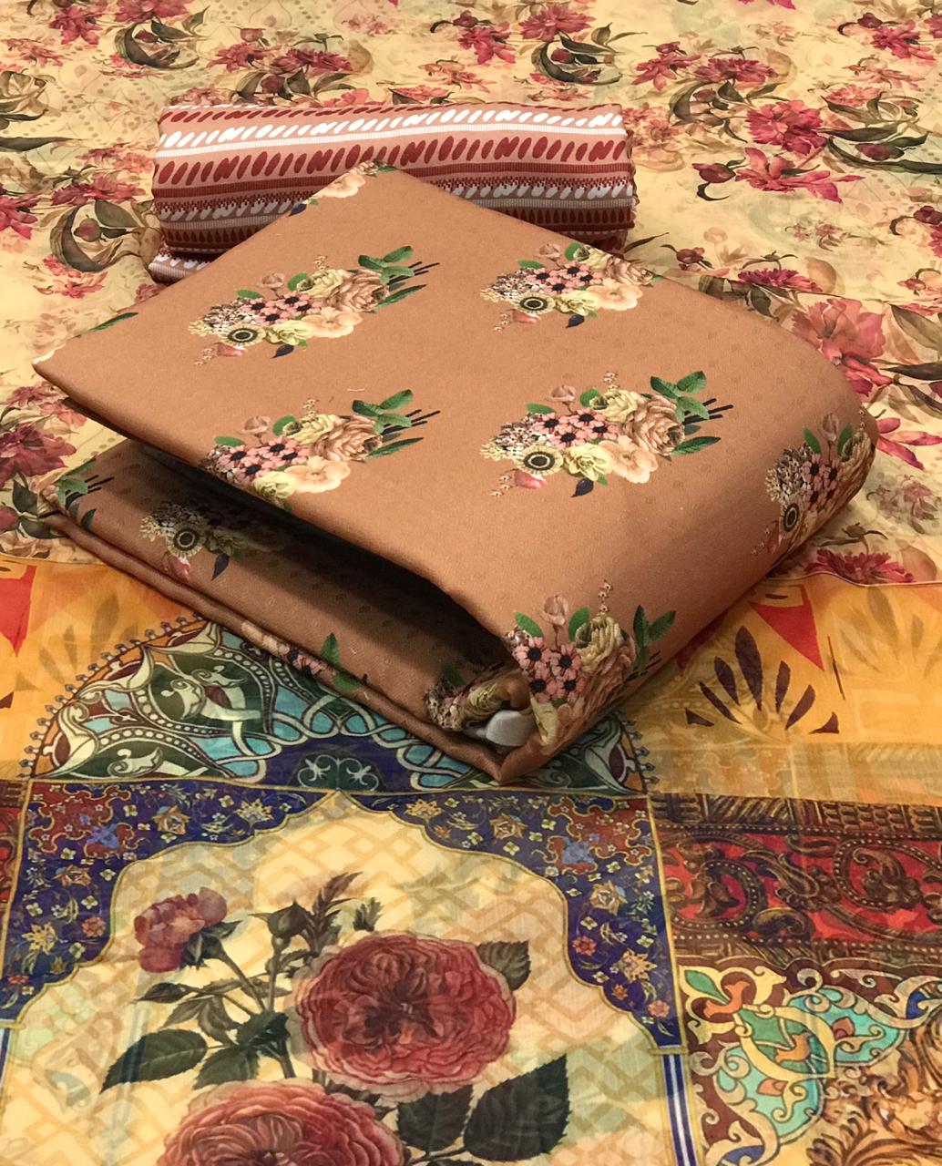 Pashmina 2 Exclusive Pashmina Designer Printed Casual Wear Dress Material Collection