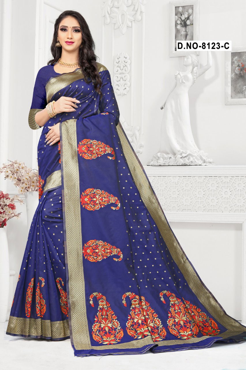 New Launch Of Stylish Festive Wear Handloom Silk Saree Collection 