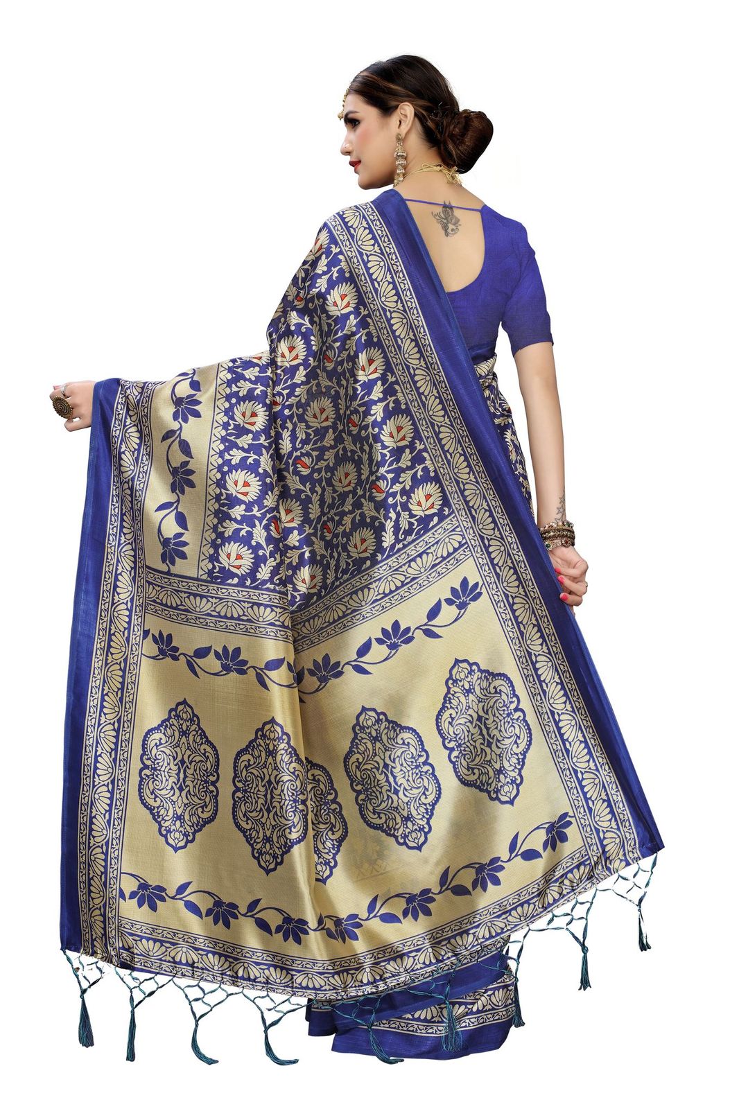 Sf 233 Latest Designer Fancy Casual Wear Printed Art Silk Sarees Collection

