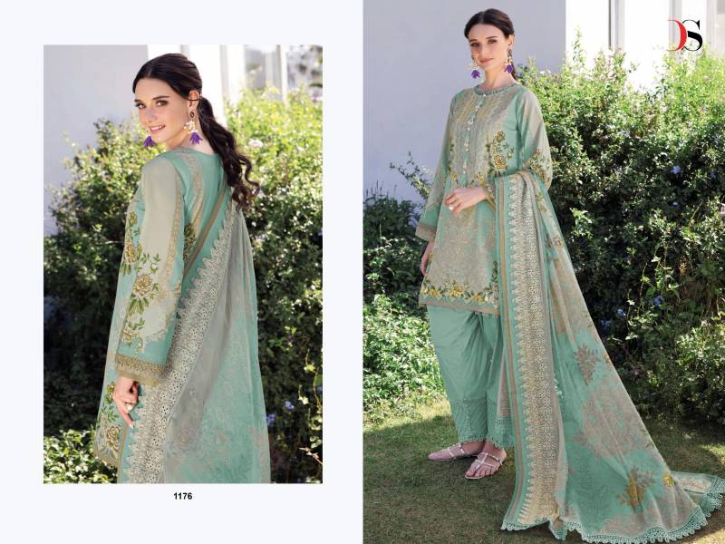 Jade Needle Wonder 2025 Vol 2 By Deepsy Cotton Dupatta Pakistani Suits Wholesale Suppliers In India