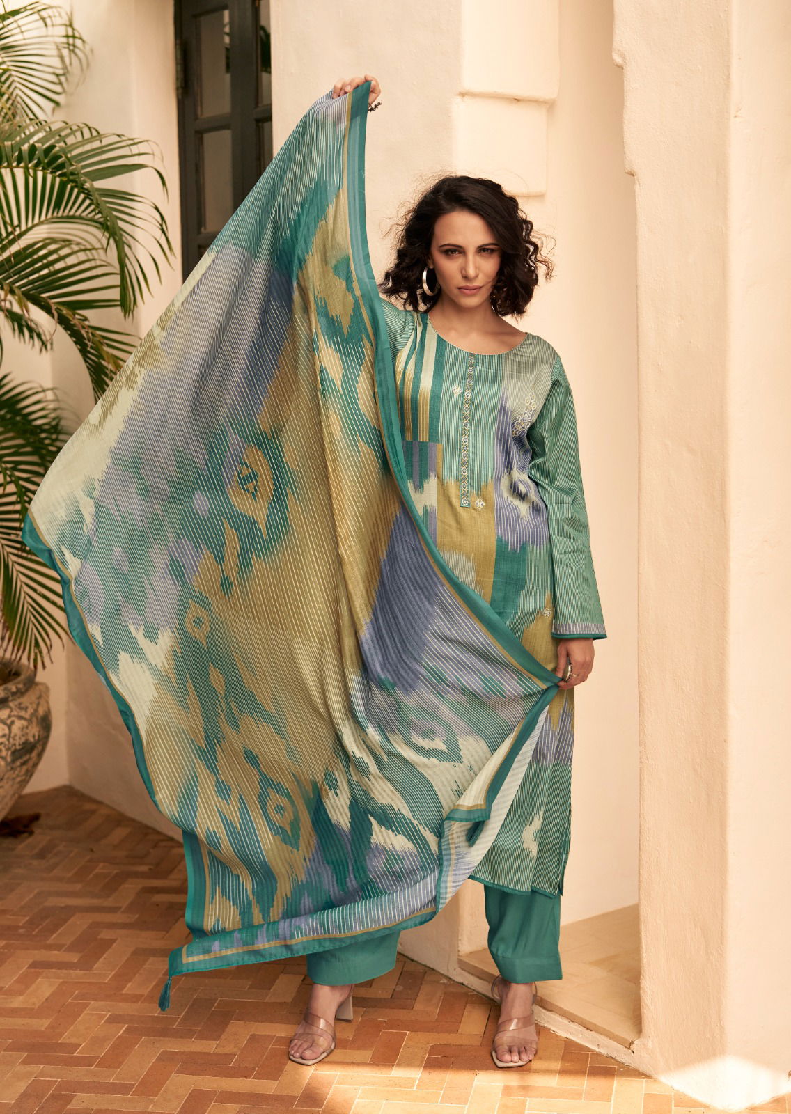 Valencia By Sadhana Jam Cotton Digital Printed Dress Material Orders In India