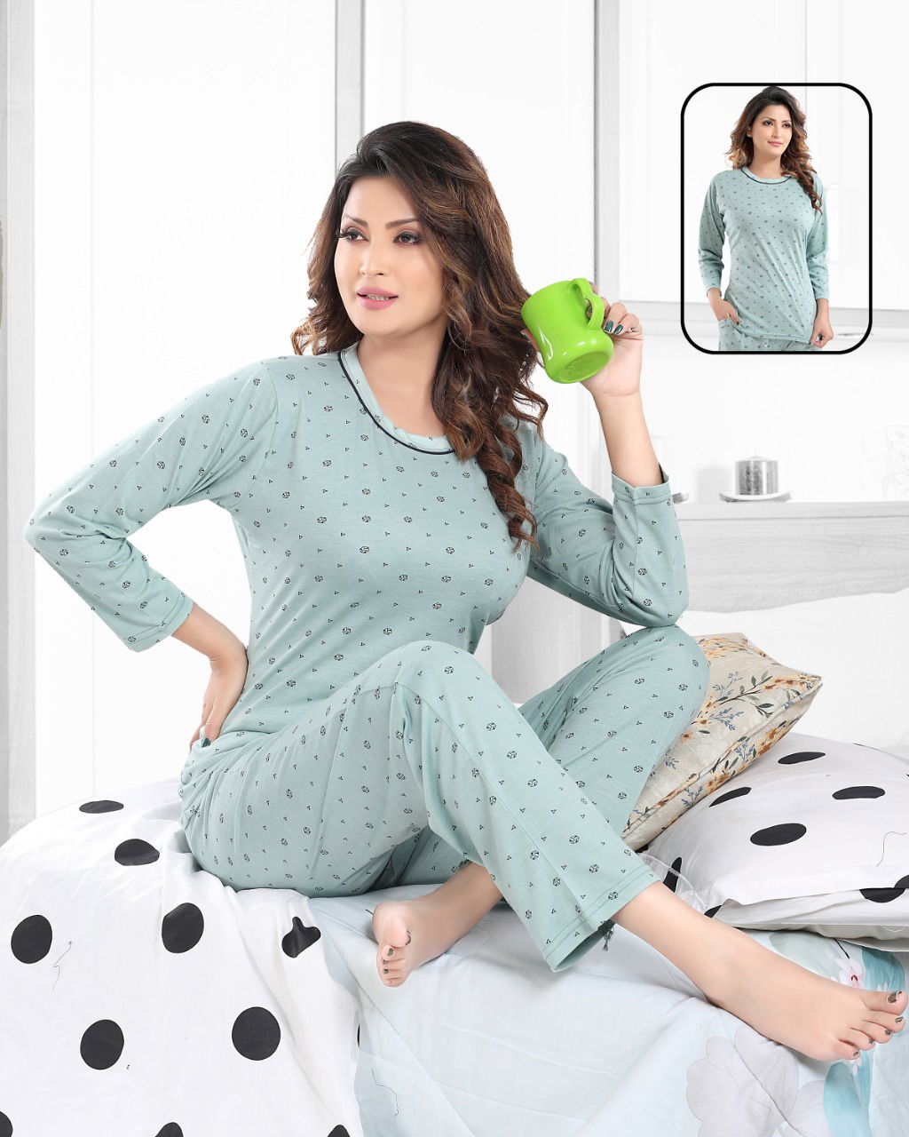 Kavyanshika Latest Comfortable Hosier Cotton Printed Night Suit Collection  