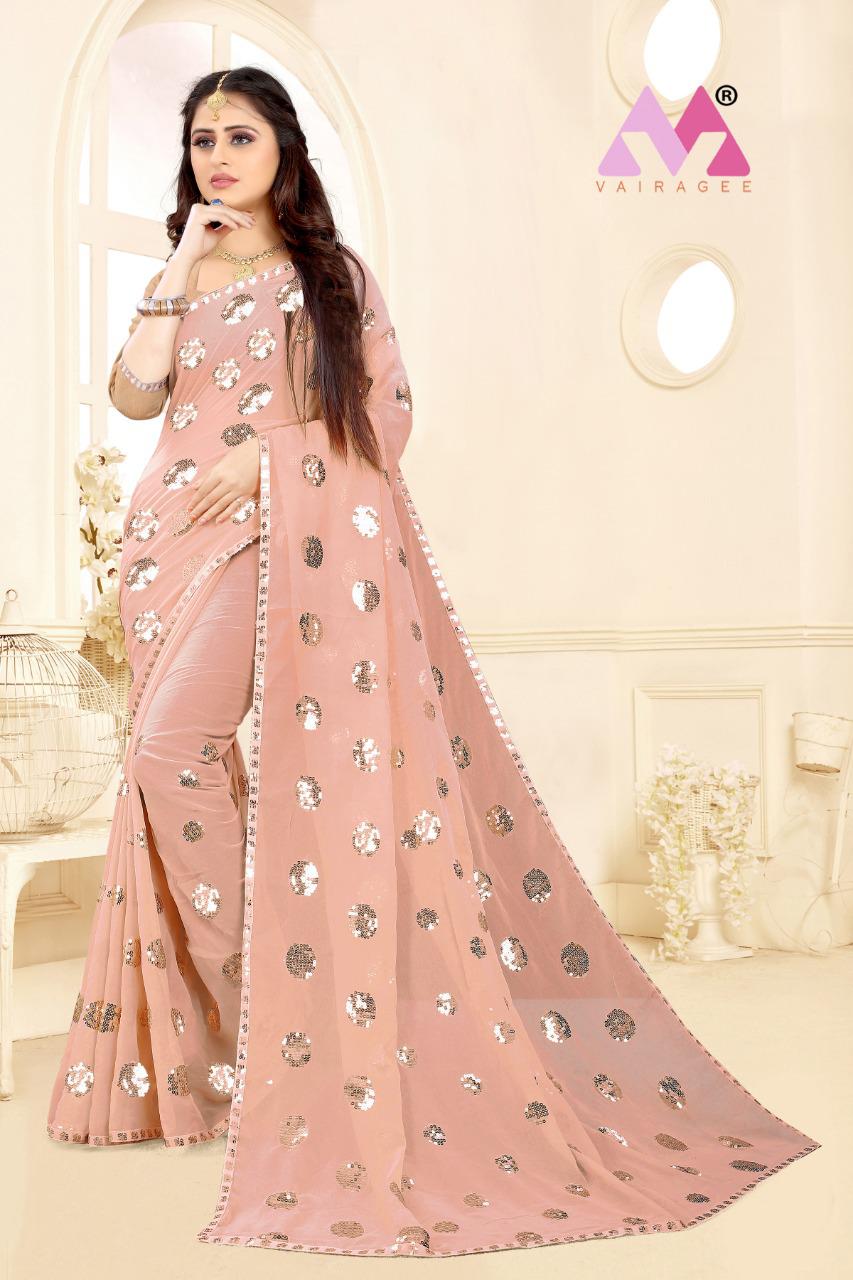 Angel 8 Fancy Party Wear Georgette Designer Saree Collection