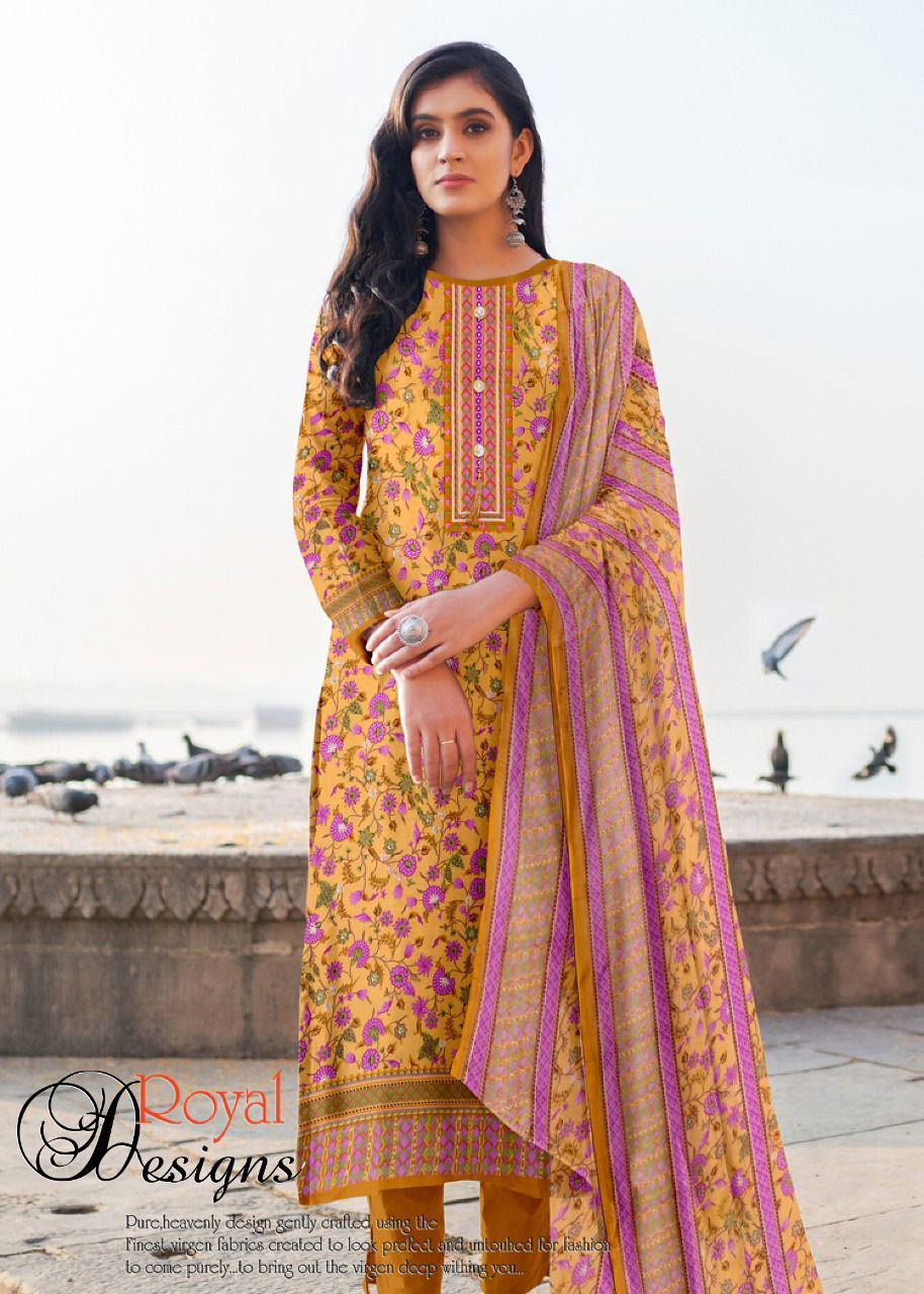 Ghazal Royal Latest Fancy Design Casual Regular WearWear Dress Material Collection
