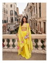 Melodi By Sayuri Chinon Jacquard Silk Designer Top With Bottom And Shrug Wholesale Clothing Ditributors In India